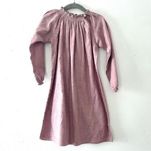 {Mabo} Long Sleeve Cotton Dress